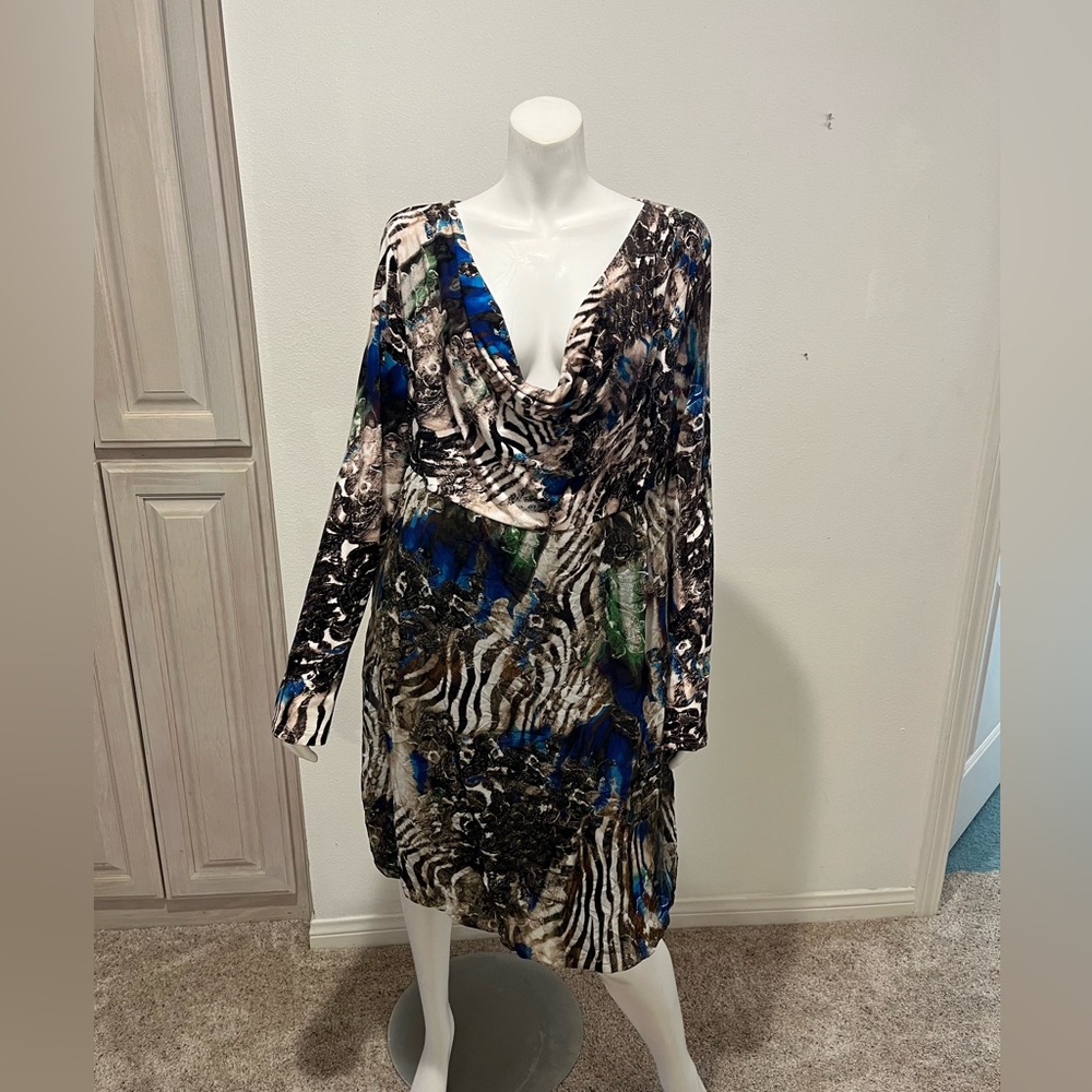 São Paulo haltered print dress